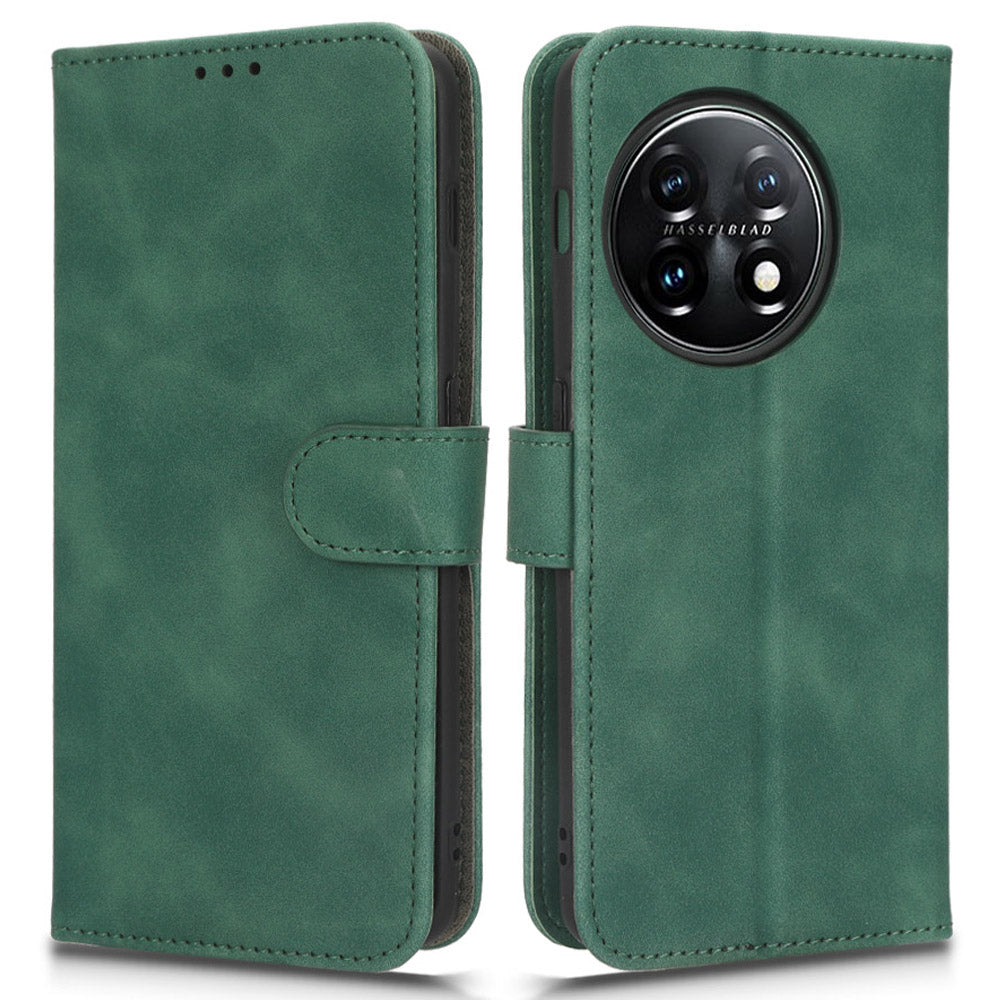 For OnePlus 11 5G Skin-touch Feeling Phone Leather Case Wallet Stand Cell Phone Cover For OnePlus 11 5G Skin-touch Feeling Phone Leather Case Wallet Stand Cell Phone Cover